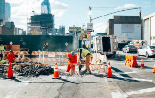 construction worker on street