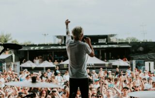 man in white t-shirt